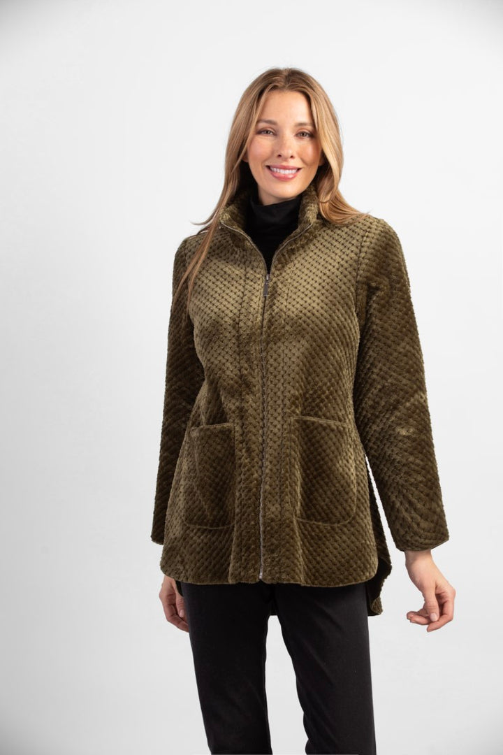 Sherpa Car Coat in Bonsai