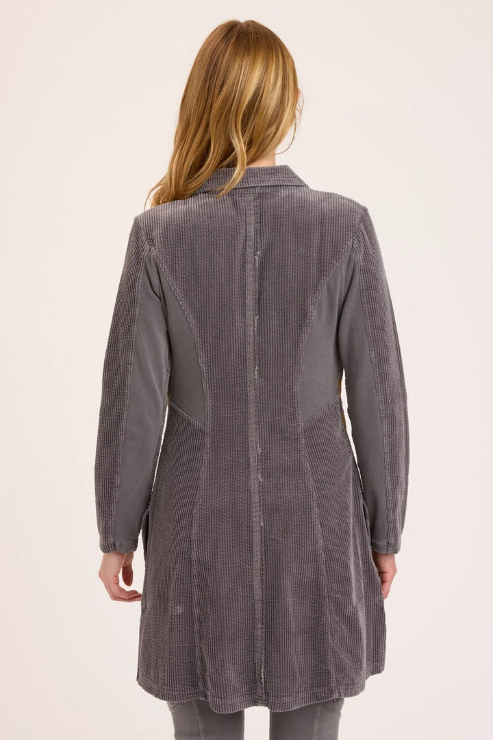 Wordsworth Long Coat in Nebulous Pigment