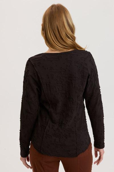 Pavel V-Neck in Black