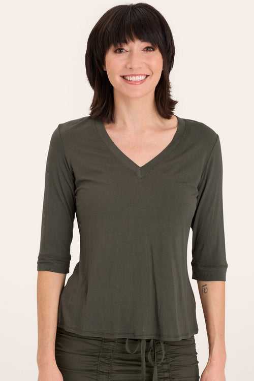 Principle Top in Olive