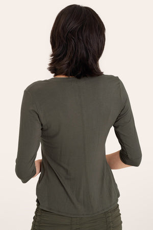 Principle Top in Olive
