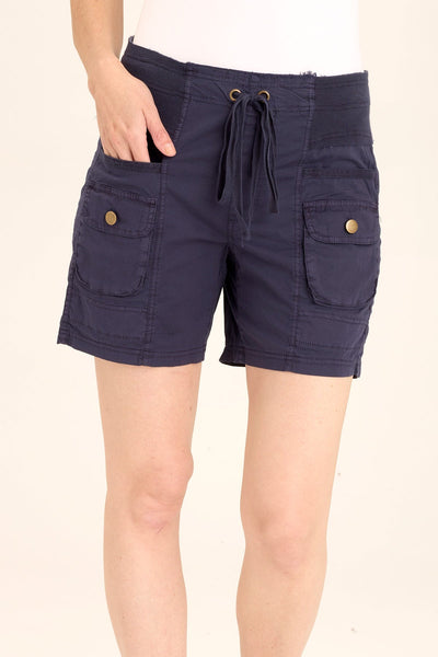 Felix Stretch Cargo Short in Navy