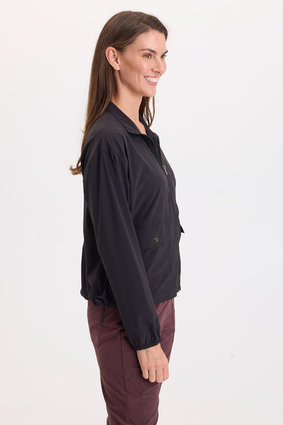 Wiley Active Zip Jacket in Black