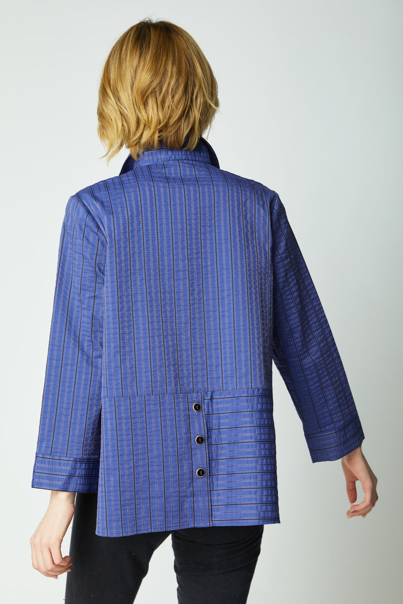 Stripes Mix It Shirt in Midnight