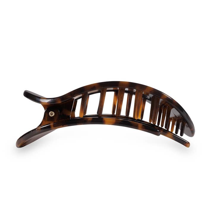 Round Flat Hair Clip | Medium | Tortoise