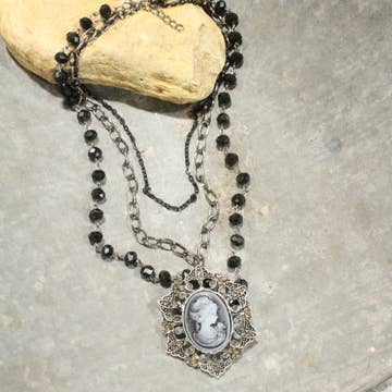 Call It Cameo Layered Necklace