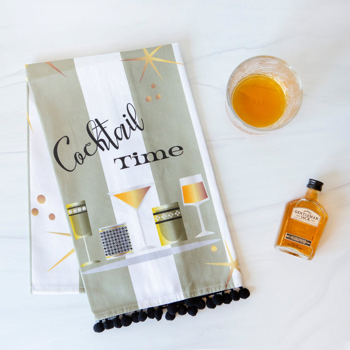 Cocktail Time Bar Towel
