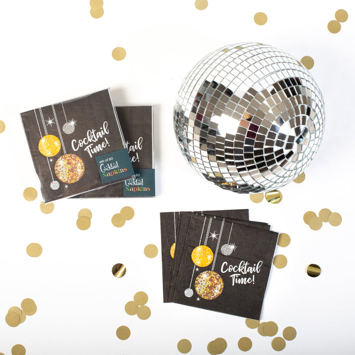 Disco Ball Cocktail Napkins