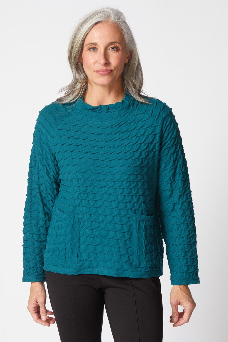Raglan Pocket Top in Juniper