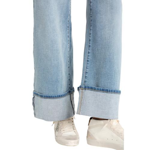 Morgan High Rise Cuffed Jean in Rincon Beach