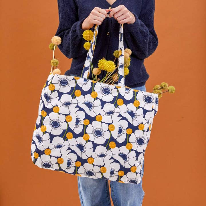 Windflower Shopper Tote Bag