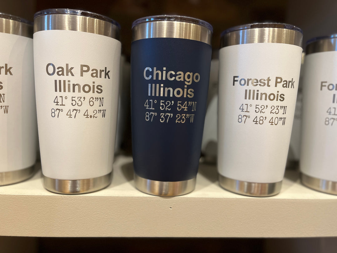 Oak Park Coordinates Tumbler