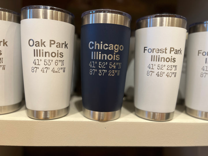 Oak Park Coordinates Tumbler