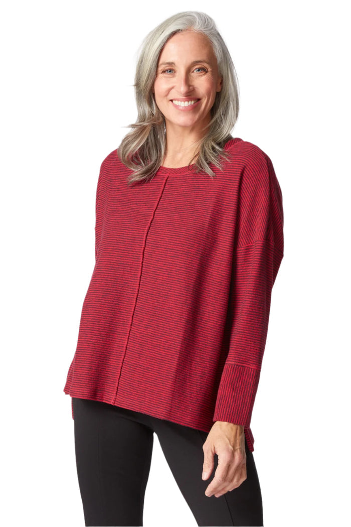 Pasadena Canyon Pullover in Ruby