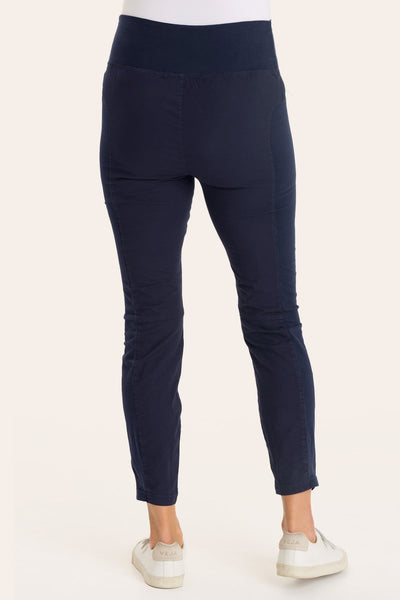 High Waist Penny Legging in Navy