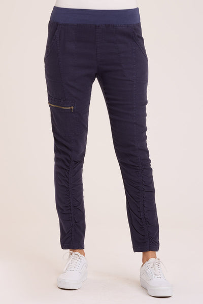 Twill Malanda Pant in Navy