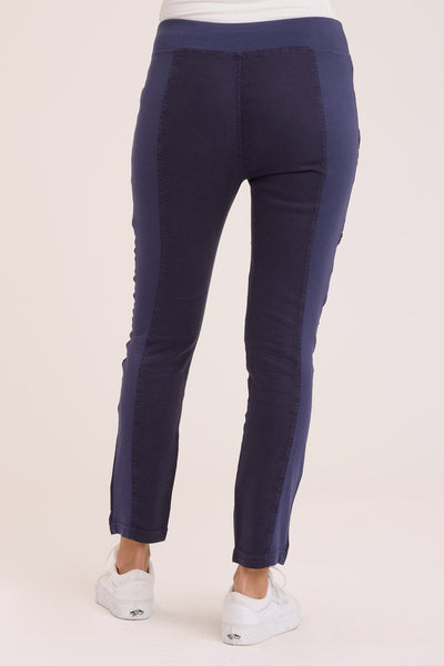 Twill Malanda Pant in Navy
