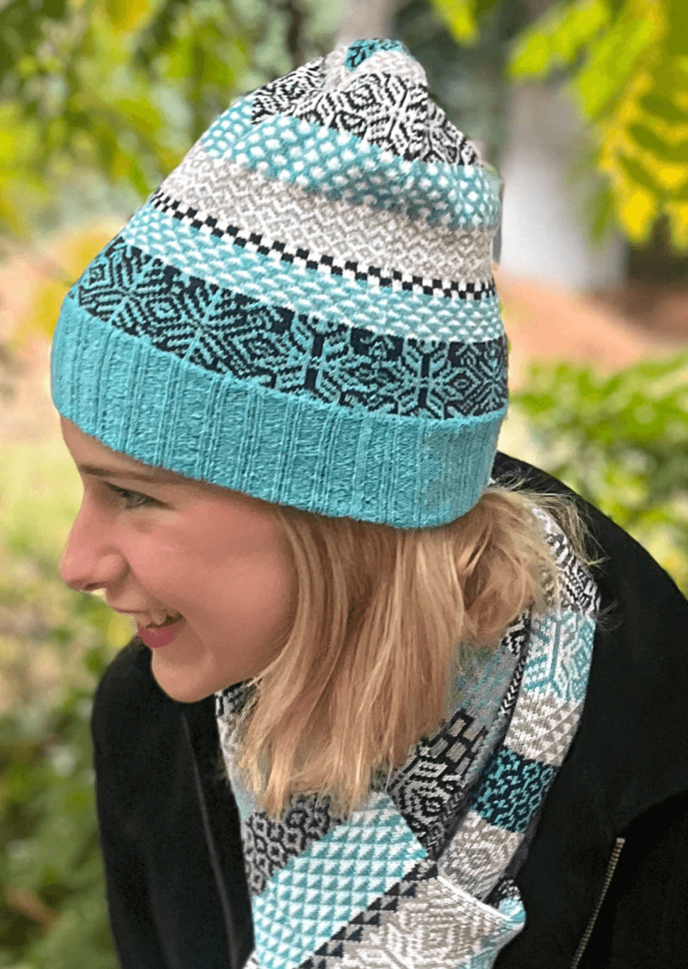 Beanie in Snowfall