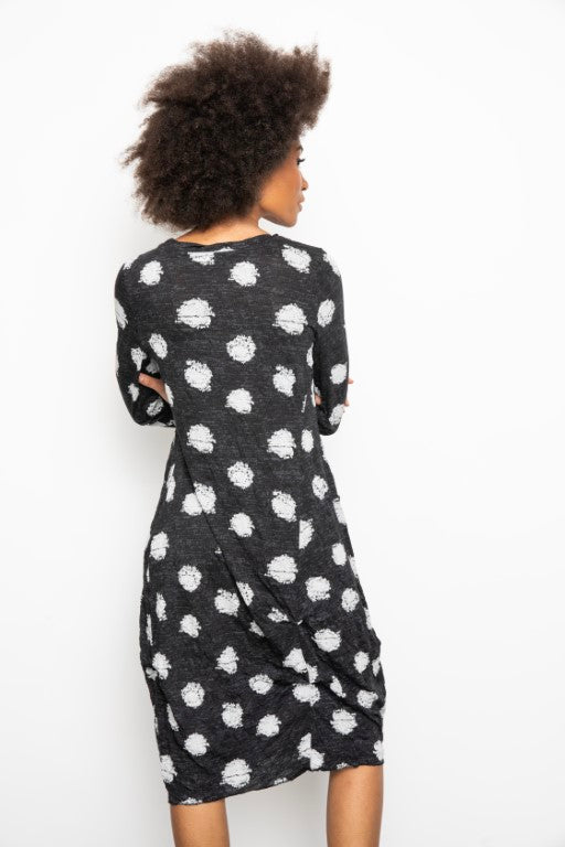 Jetset Crinkle Anytime Dress in Black