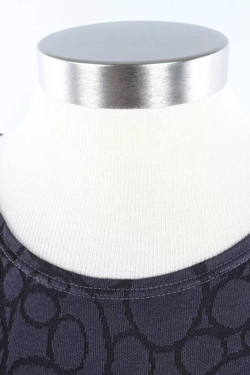 3/4 Sleeve Dress in Anthracite Grey