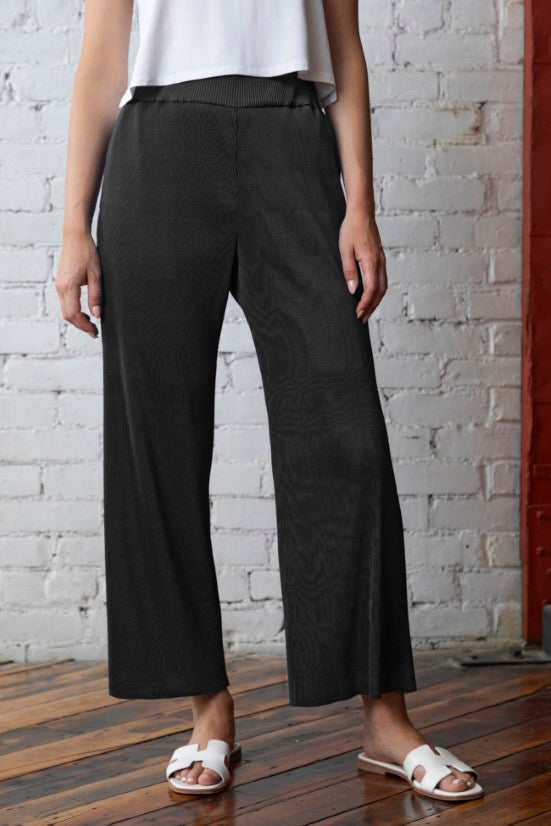 Parisian Pleat Occasion Pant in Black