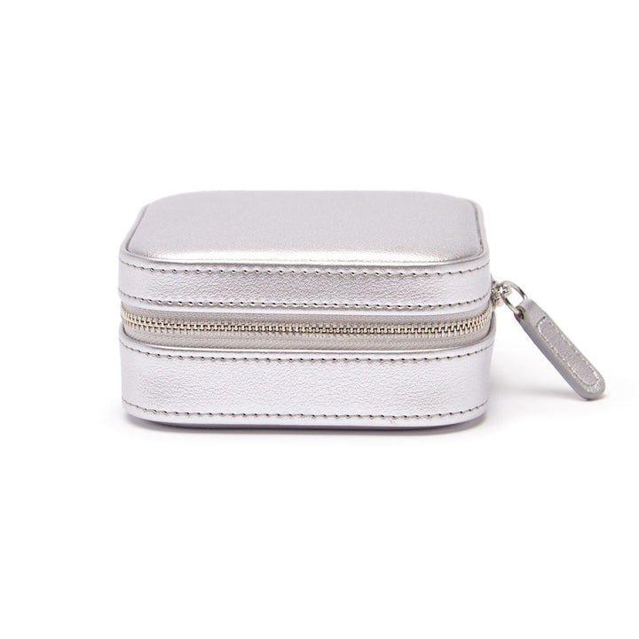 Silver Luna Small Travel Jewelry Case