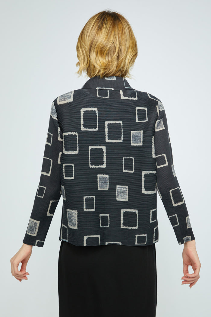Parisian Pleats Night Out Occasion Jacket