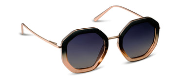 Solana Polarized Sunglasses - Black/Tan