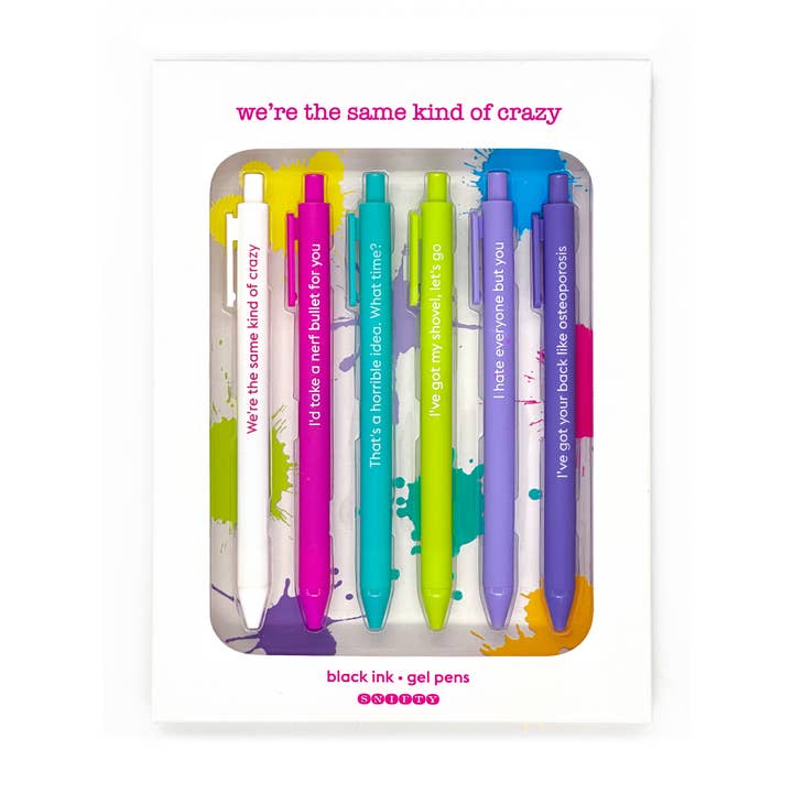 We're The Same Kind Of Crazy - Gel Pen Set