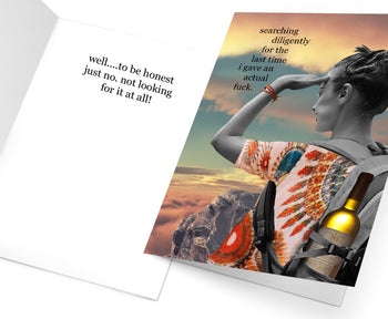 Actual F*ck Greeting Card