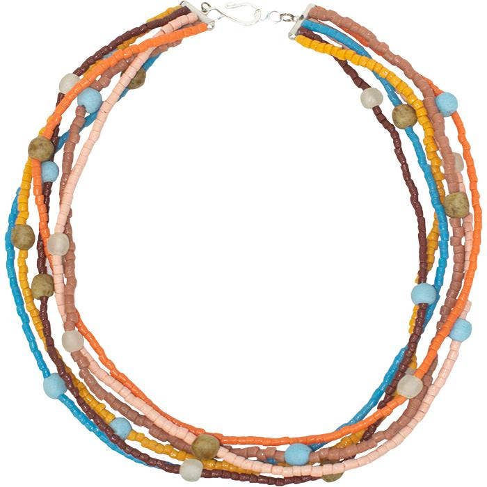 Glass Rainbow Necklace – Desert