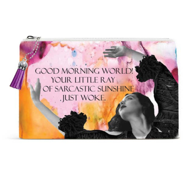 Sarcastic Sunshine pouch