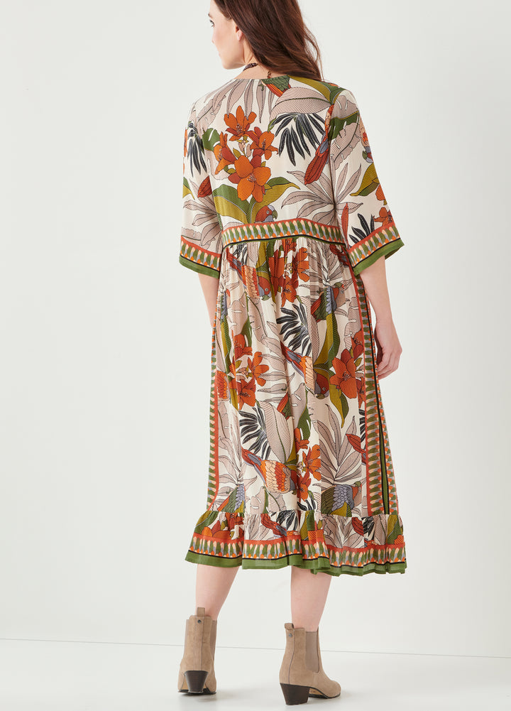 Botanical Midi Dress