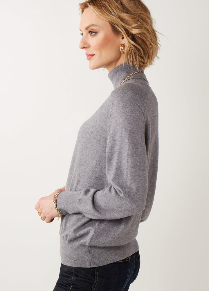 Lux Turtleneck in Grey