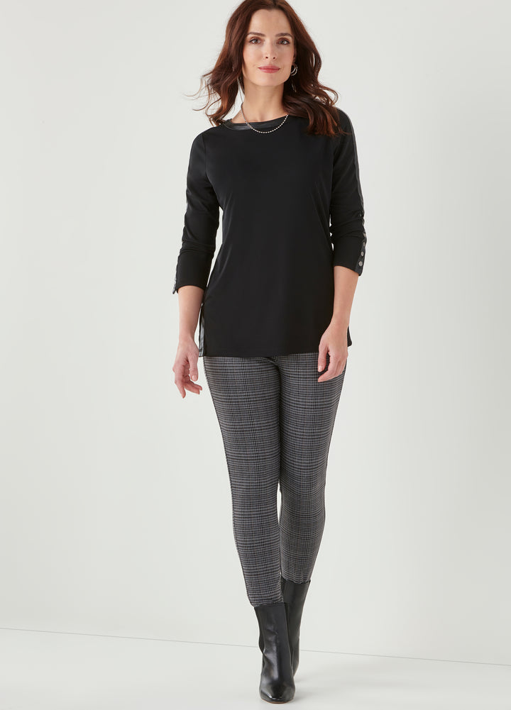 Moto Long Sleeve Top