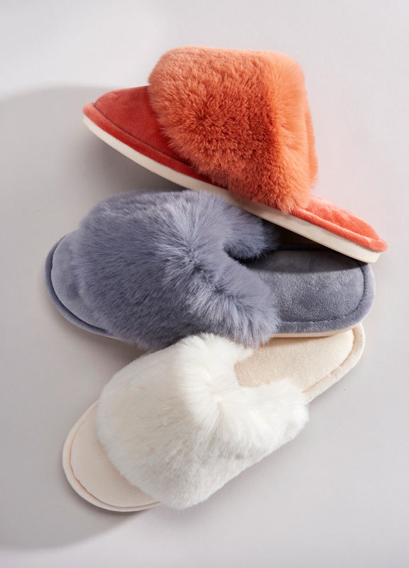 Classic Lounge Mules in White