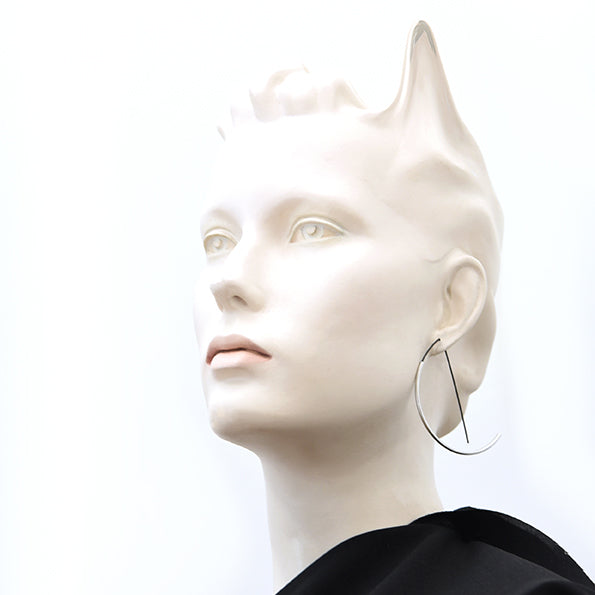 Lune Hoops Black Gold