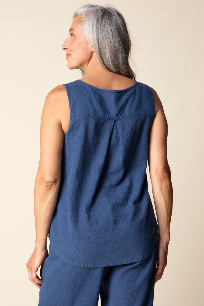 Bistro Tank in Navy