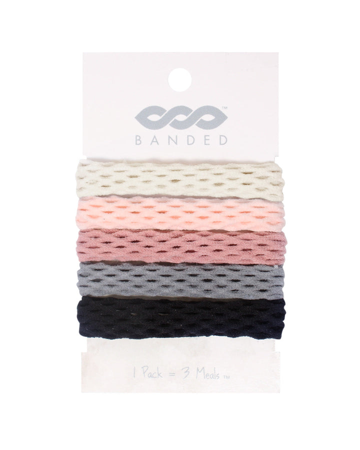Netted Neutrals Hair Bands