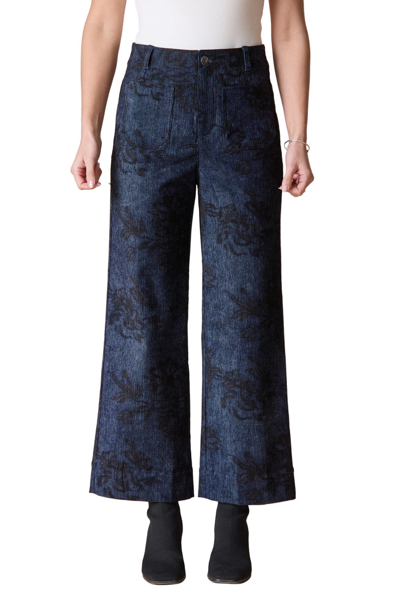 Luxe Cord Patch Pocket Ankle Pant