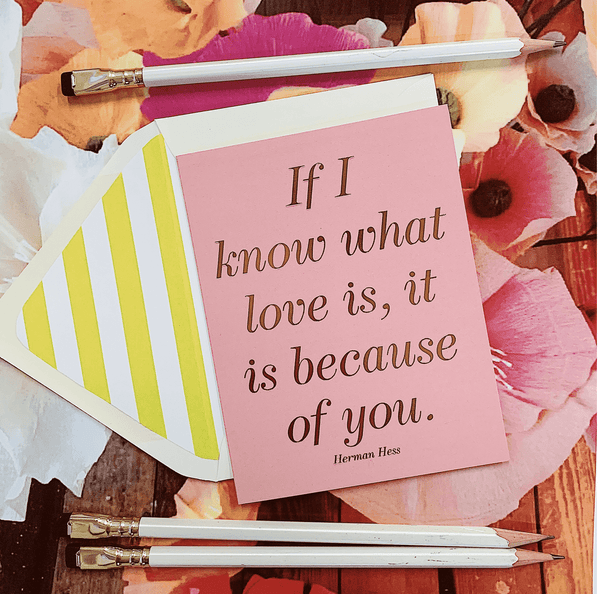 'If I Know What Love Is' Greeting Card