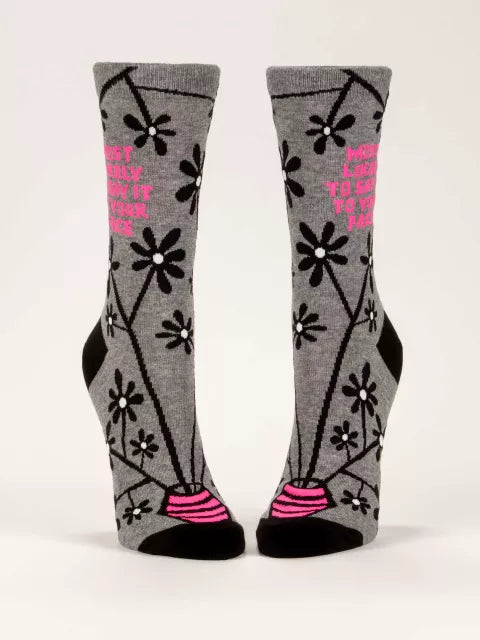 Most Likely to Say It To Your Face Women's Socks