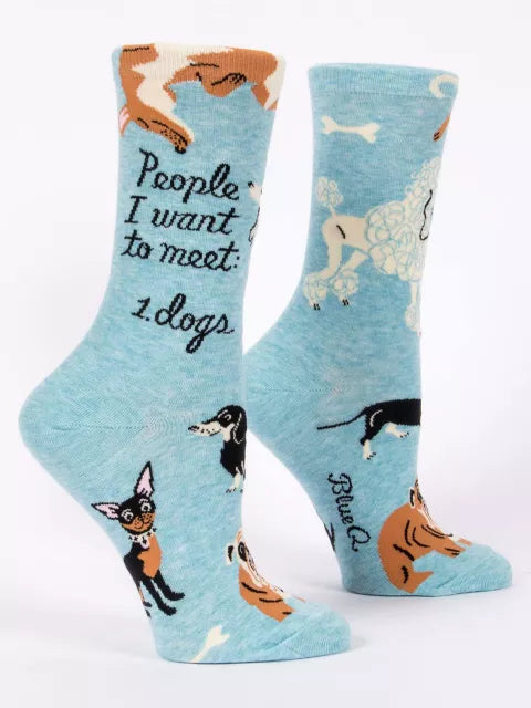 People to Meet: Dog Women's Socks