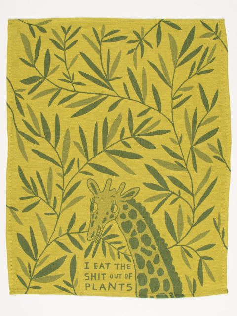 I Eat the Shi*t out of Plants Dish Towel