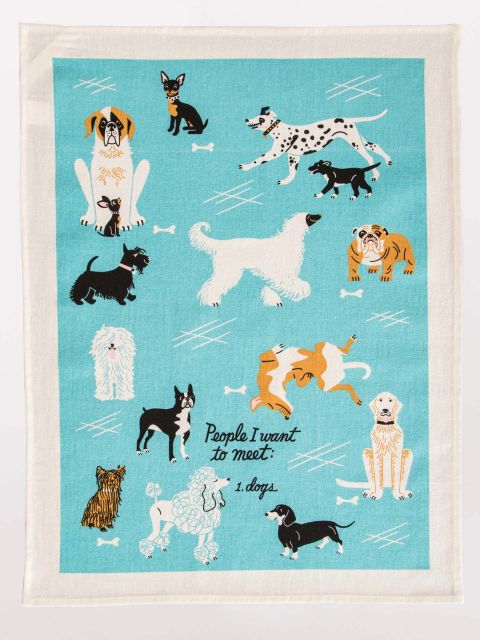 Dogs Dish Towel