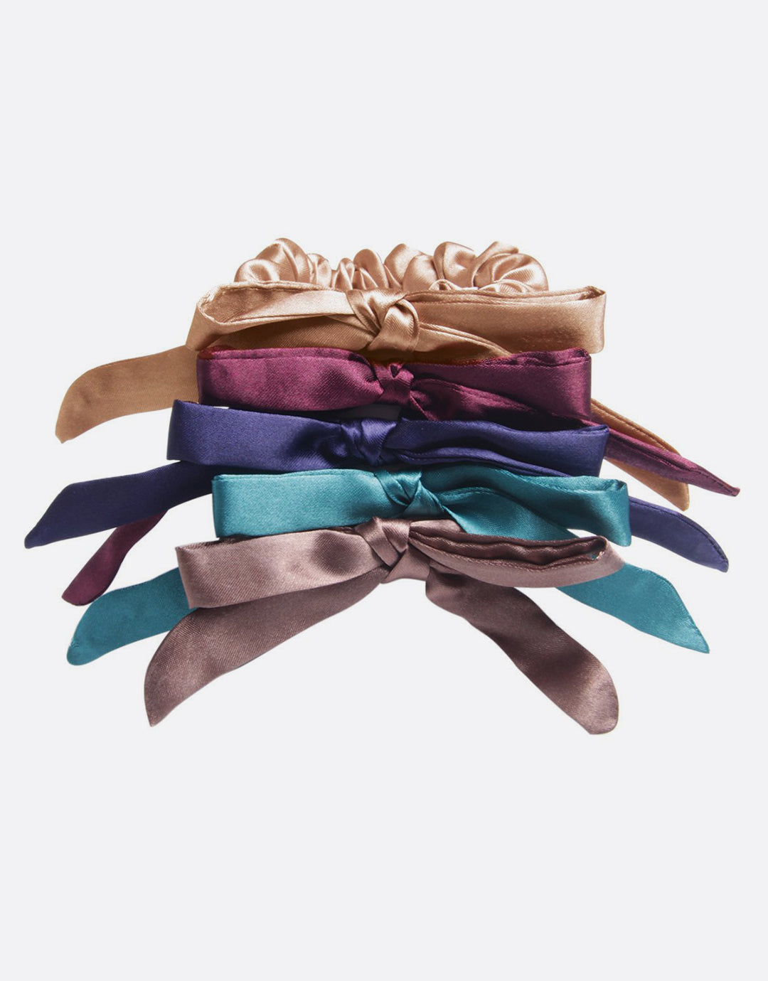 Rare Gemstone Skinny Bow Scrunchies