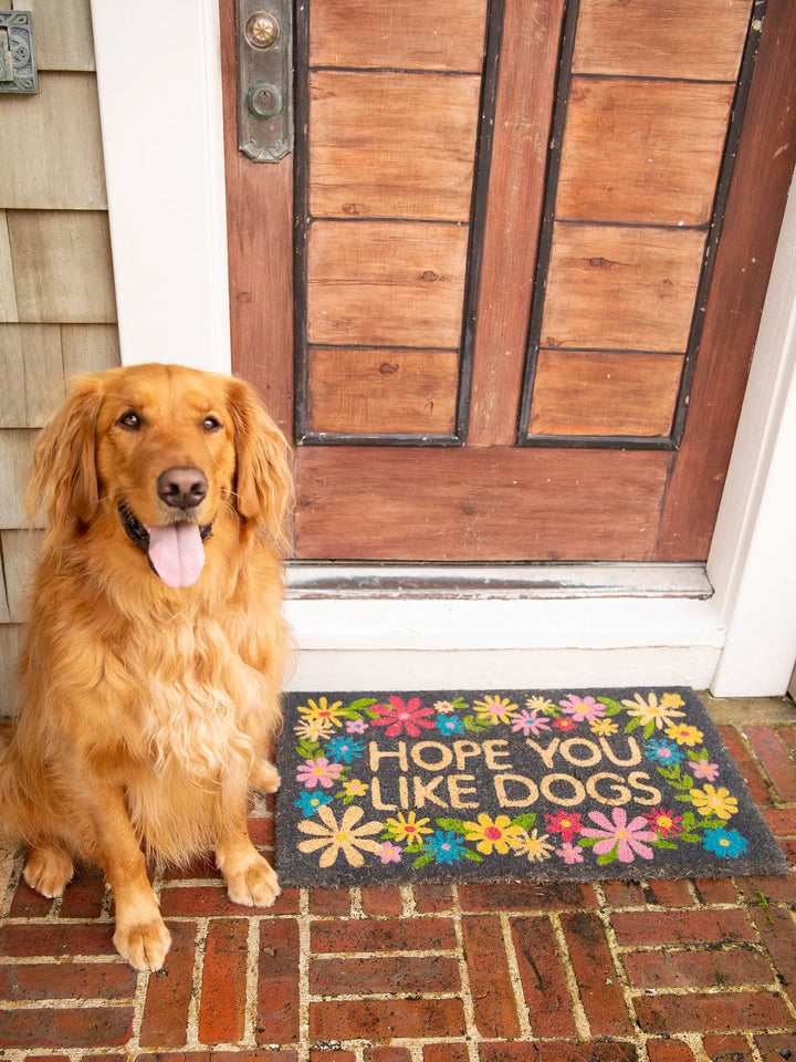 Bungalow Doormat - Like Dogs in Black