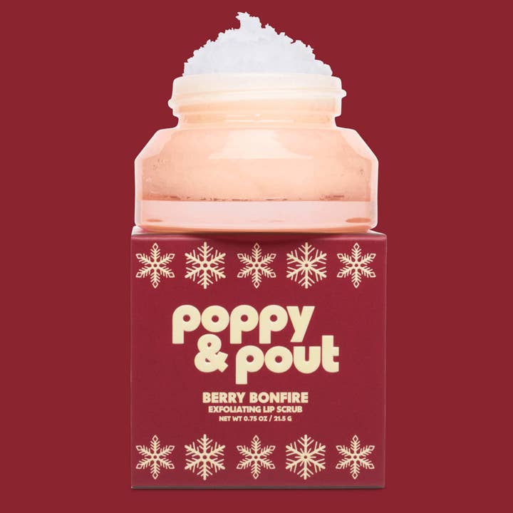 Lip Scrub -  Berry Bonfire Poppy & Pout