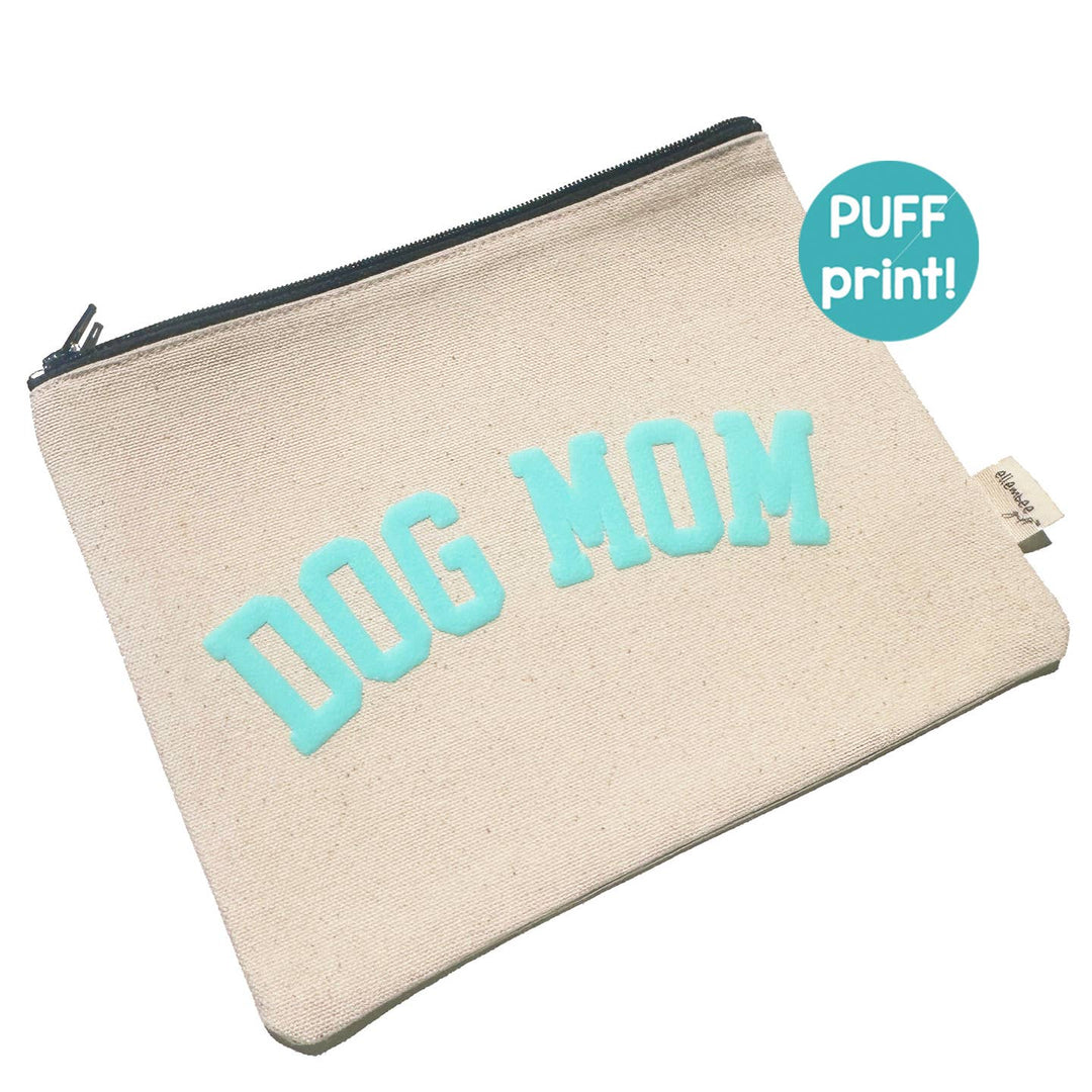 Dog Mom - Zipper Canvas Pouch