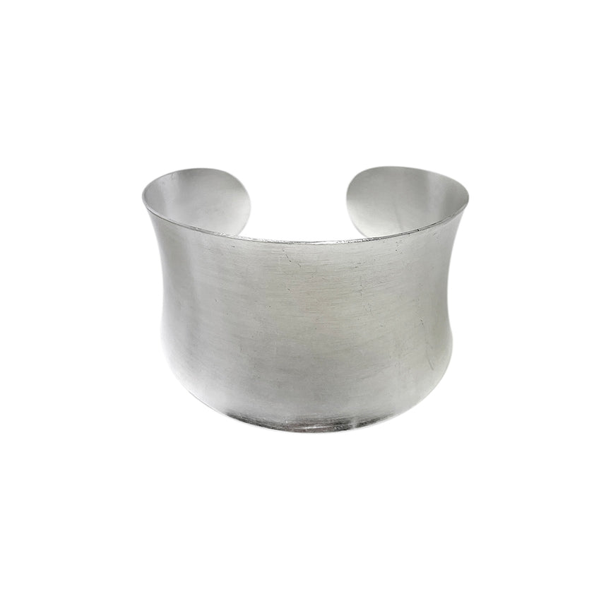 Concave Cuff in Silver